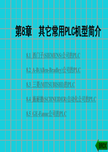 其它常用PLC机型简介(精)