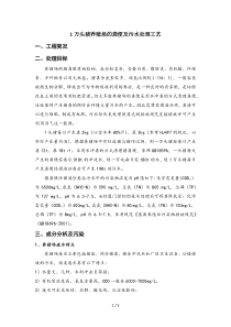 万头猪养殖场的养殖污水处理工艺