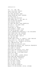 女性英文名字大全