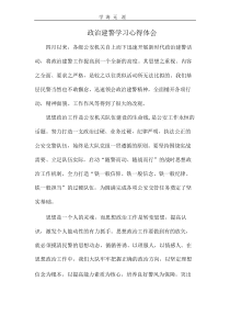 (2020年整理)政治建警学习心得体会.pptx