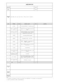 [房地产] 承建商考察评审表