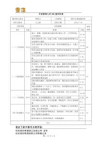 (完整版)中层管理人员360度评价表-