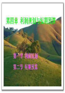 利润规划与短期预算概述(共77张PPT)