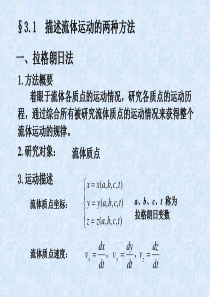 流体力学泵与风机第3章