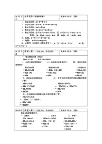 简便运算知识总结