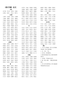 《弟子规》全文