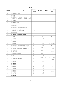 质量环境食品安全管理手册(XXXX年版)