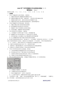 广东省广州市2018届高三3月综合测试(一)理综试题(WORD版)