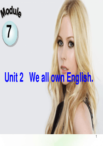 外研版九年级英语下M7U2ppt课件