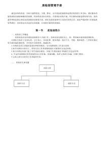 酒店质检部管理手册