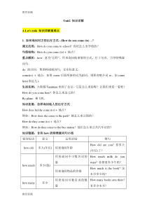 【教育资料】六年级上册英语素材Unit-2-Ways-to-go-to-school知识详解---人