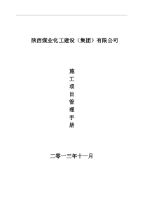 项目管理手册终稿