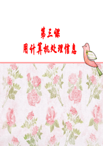 用计算机处理信息