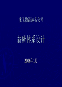 沈飞物流薪酬体系设计