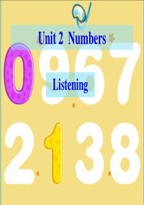 Unit-2--Numbers-Listening-课件(共31张PPT)