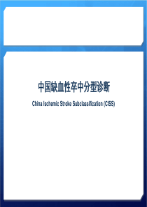 CISS分型