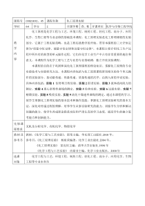 化工原理实验课程简介