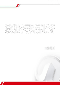 绿城桃李春风案例分析课件ppt