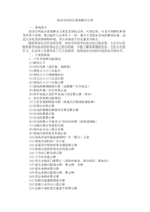 商业空间标识系统解决方案