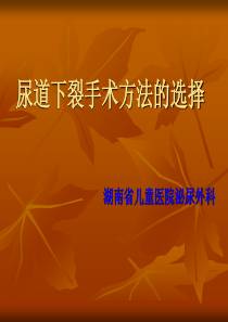 先天性尿道下裂