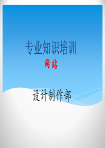 网站知识点培训(经典的网站基础培训课件)