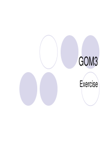 new gom3-supplement and exercise