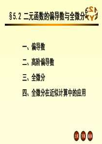 -二元函数的偏导数与全微分ppt课件