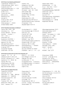 九年级英语短语汇总