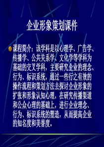 企业形象策划课件