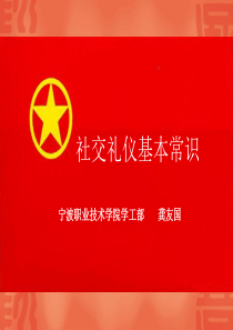 《社交礼仪基本常识》（团校版）