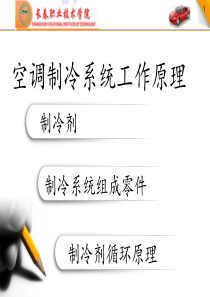 空调制冷系统制冷剂循环原理