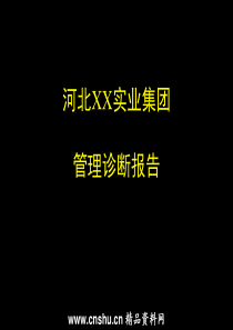 XX实业集团管理诊断报告（ppt 115页）