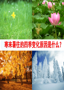 七年级地理《地球的运动》公开课