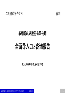 北大纵横-鞍钢新轧-全面导入CIS咨询报告