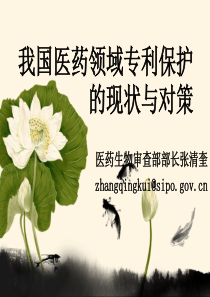 我国医药领域专利保护的现状与对策（张清奎）
