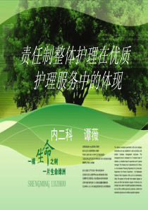 责任制整体护理、优质护理
