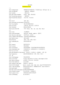 牛津深圳版初中英语各年级语法点分布.doc