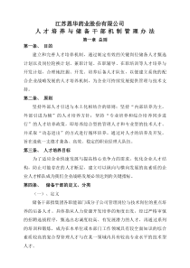 人才梯队与储备干部培养方案