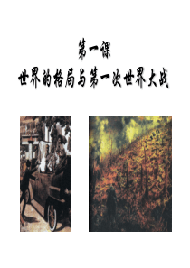 人教版历史与社会九年级上册第一单元第1课《世界的格局与第一次世界大战》课件2