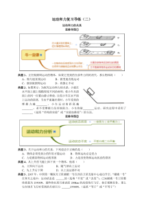 运动和力复习导练(二)运动和力的关系