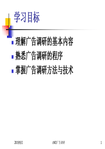 广告与CIS策划4广告调研