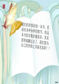 关于青春的PPT