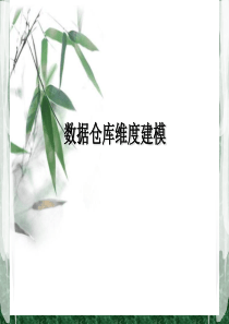 数据仓库维度建模