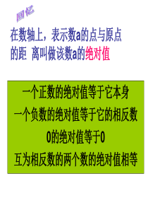 有理数大小的比较课件