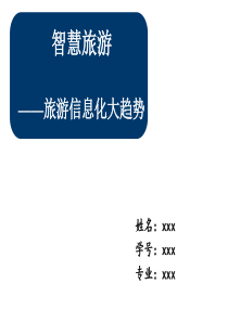 国内智慧旅游发展现状