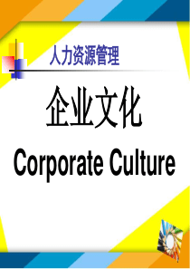 企业文化与人力资源管理