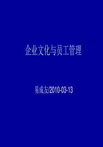 企业文化与员工管理(2)