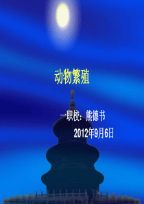 动物生殖器官及生理功能