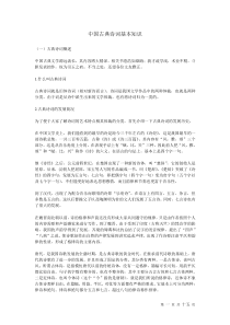 中国古典诗词基本知识