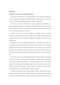 英语四级阅读理解